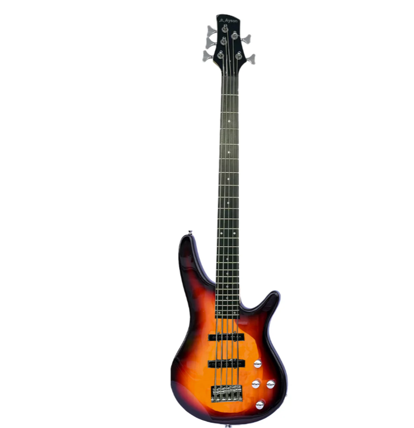 Bajo Eléctrico 5 Cuerdas Ayson + Cable
