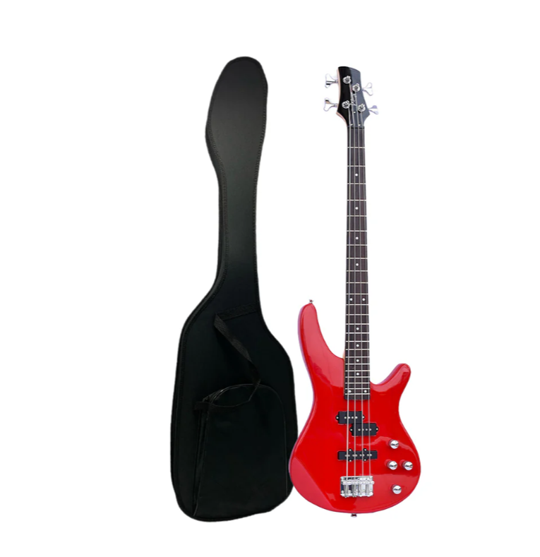 Bajo Eléctrico Ayson 4 Cuerdas + Estuche Semiduro
