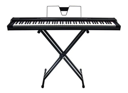 Piano Digital 88 Teclas Semipesada Base Doble Forro En Lona
