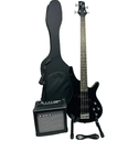 Kit Bajo Eléctrico 4 Cuerdas Amplificador + Estuche + Correa
