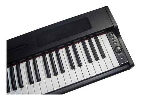 Piano Digital 88 Teclas Semipesada Base Doble Forro En Lona
