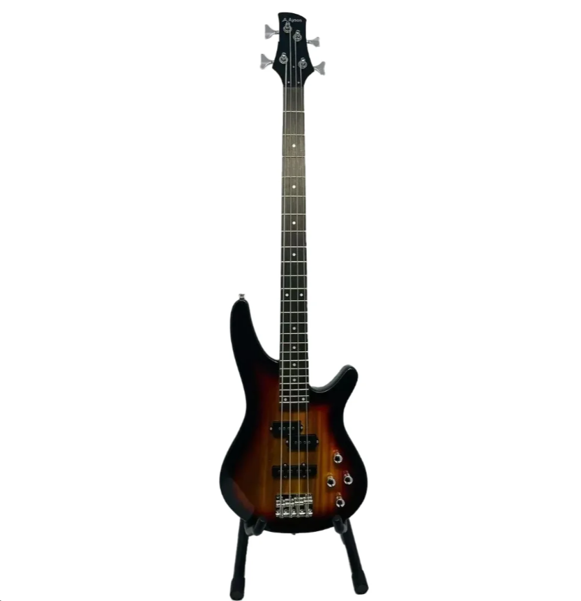 Kit De Bajo Eléctrico 4 Cuerdas + Ampl + Estuche + Cable
