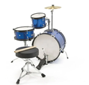 Bateria Acustica Junior Niño 3 Piezas Platillos Silla
