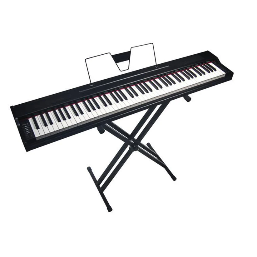 Piano Digital 88 Teclas Semipesada Base Doble Forro En Lona
