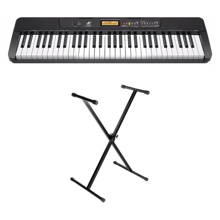 Teclado Electrónico Meike Mk-2901 De 61 + Base Sencilla
