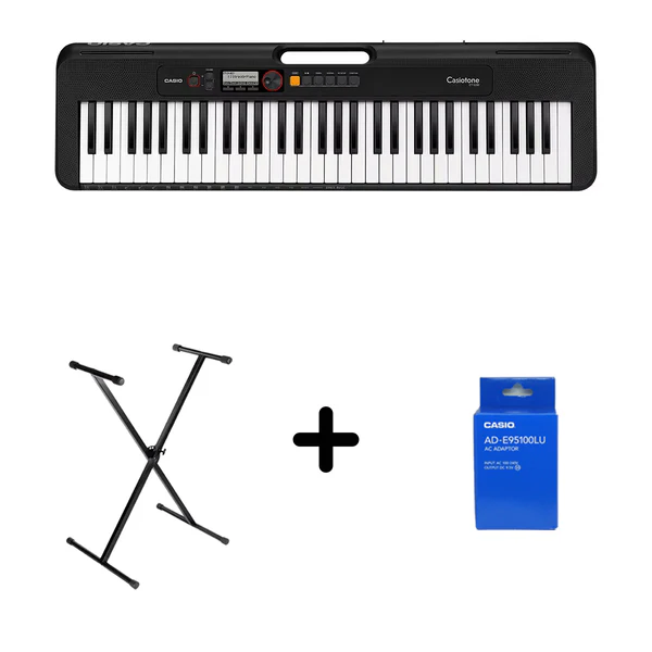 Teclado Organeta Casio Cts200 Adaptador + Base
