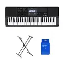 Teclado Organeta Casio Ctx-800 Adaptador + Base
