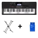 Teclado Organeta Casio Ctx700 + Adaptador + Base
