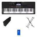 Teclado Organeta Casio Ctx700 + Adaptador + Base + Estuche
