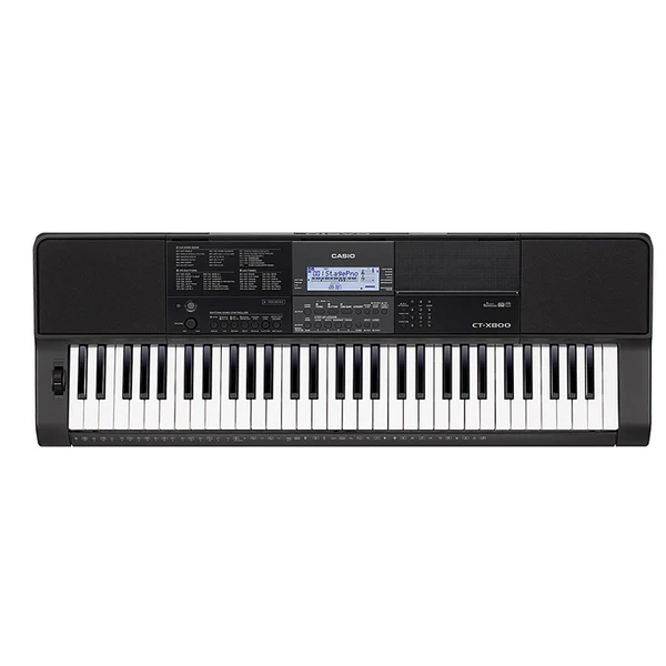 Teclado Organeta Casio Ctx800 Con Sensibilidad + Adaptador

