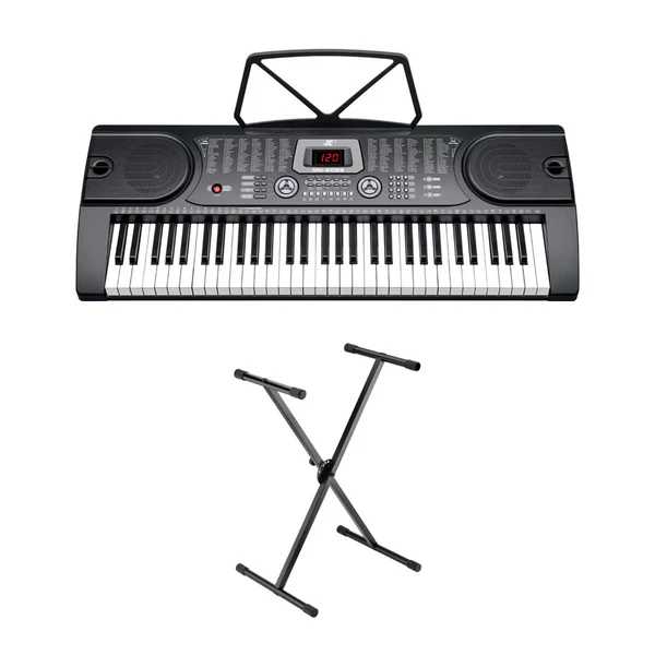 Teclado Organeta Mk2089 Under 61 Teclas Microfono Adaptador
