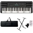 Teclado Organeta Yamaha Psr-e283 + Adaptador + Base + Forro
