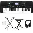 Teclado Yamaha Organeta Psr-e473 Adapta+base+silla+audífonos

