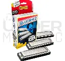 Kit Set Harmónicas Hohner Bluesband Por 3 - Clave En C, G, A

