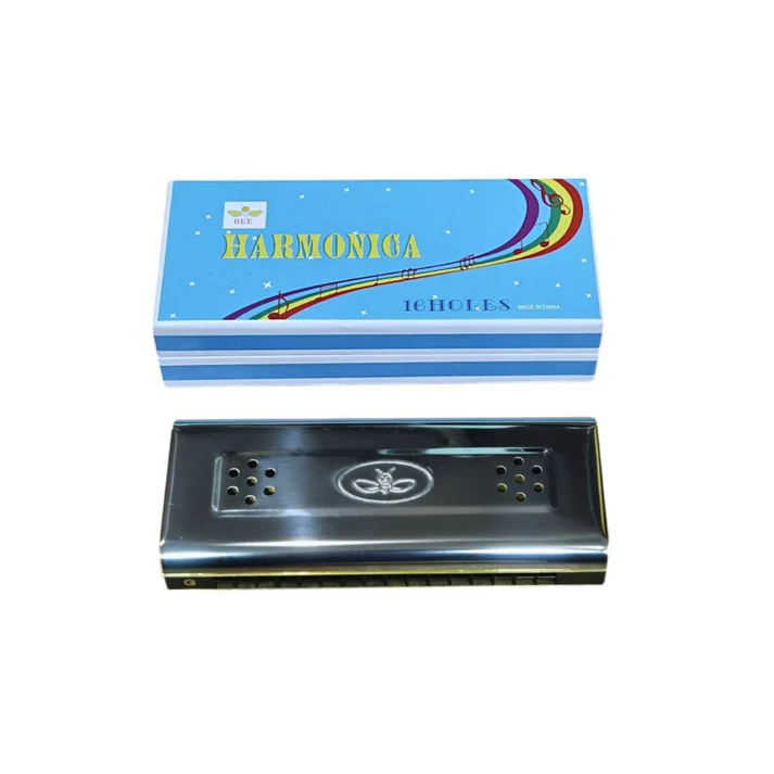 Armónica Bee Df16-2 - 16 Agujeros En Acero Inoxidable
