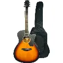 Guitarra Acústica Donner D-105 Negra + Estuche Abullonado
