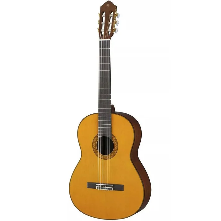 Guitarra Clásica Yamaha C80 Para Diestros Natural Brillante

