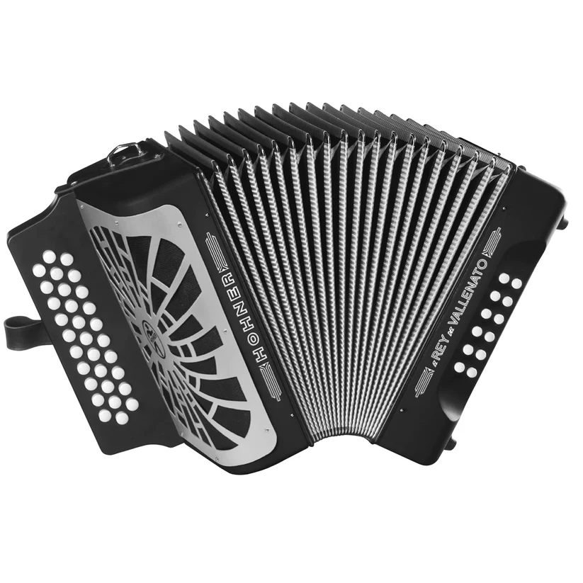 Acordeón Hohner Rey Vallenato 5 Letras
