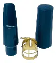 Boquilla Para Saxofón Tenor Con Abrazadera Y Tapa Boquilla
