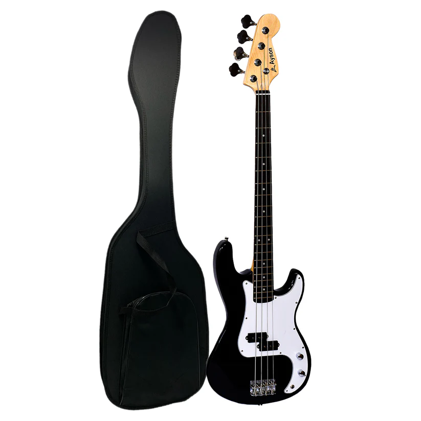 Bajo Eléctrico 4 Cuerdas Ayson + Estuche Semiduro
