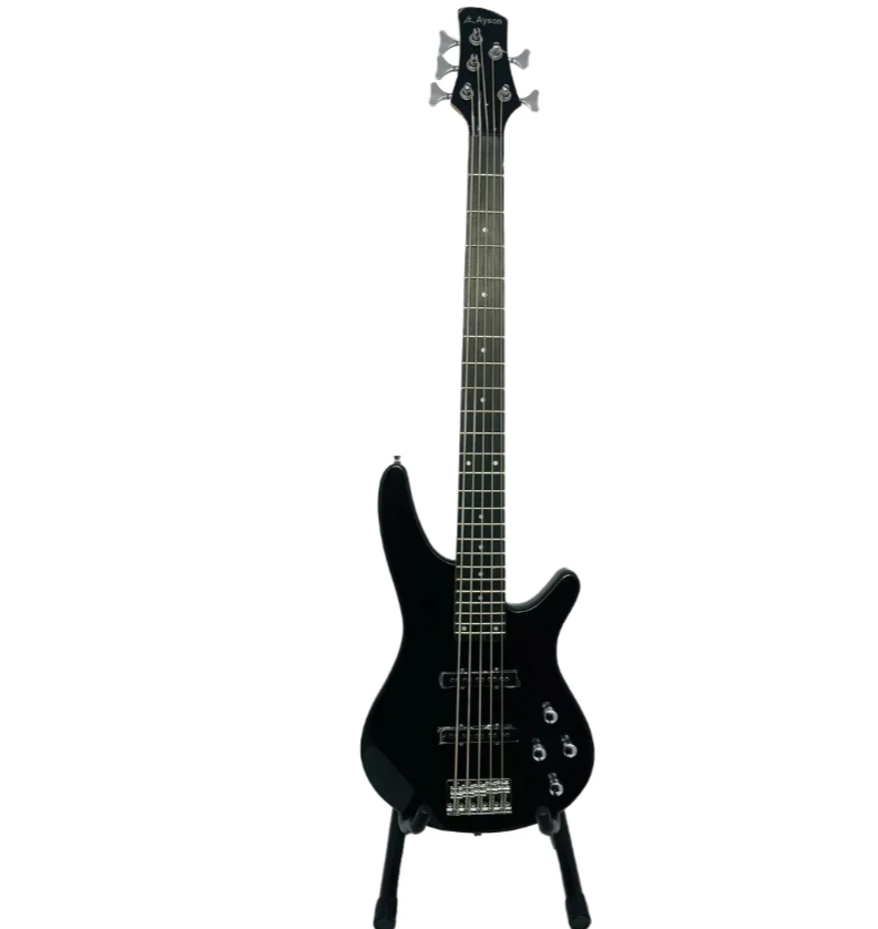 Bajo Eléctrico 5 Cuerdas Ayson + Cable
