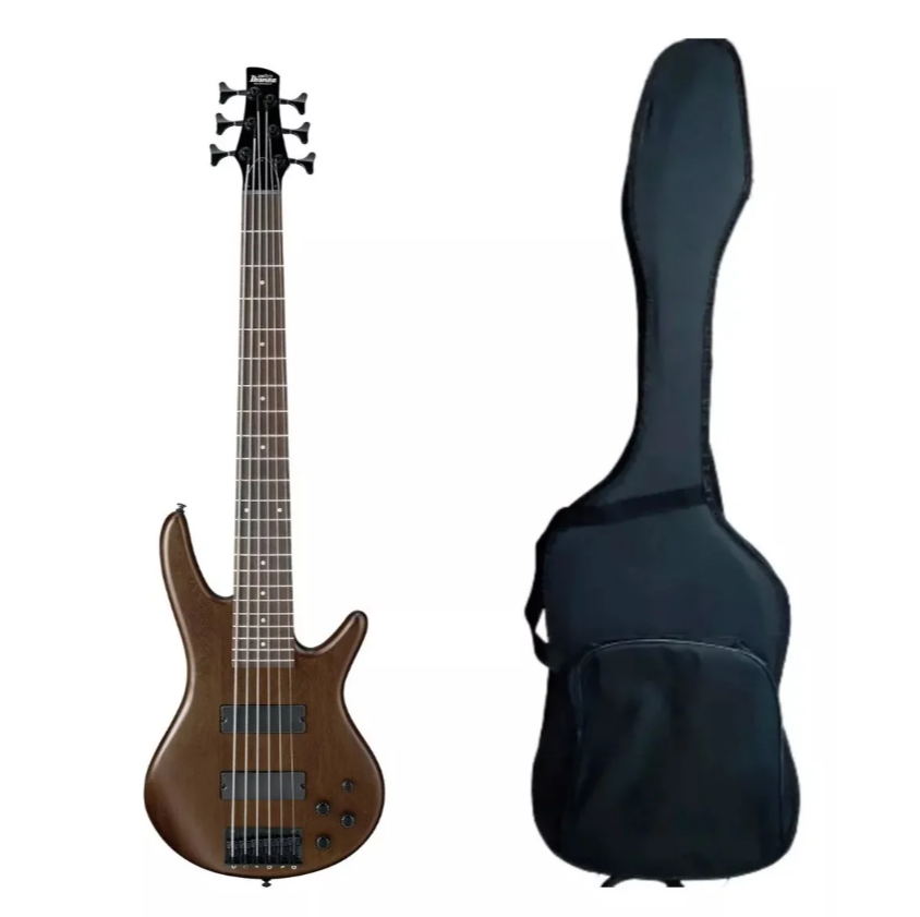 Bajo Electrico Ibañez 6 Cuerdas Gsr-206b-wnf + Estuche
