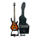 Kit Bajo Eléctrico 4 Cuerdas Amplificador + Estuche + Correa
