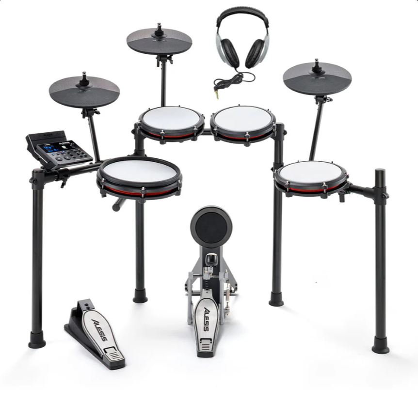 Bateria Electronica Alesis Nitro Maxkitxus + Audifonos
