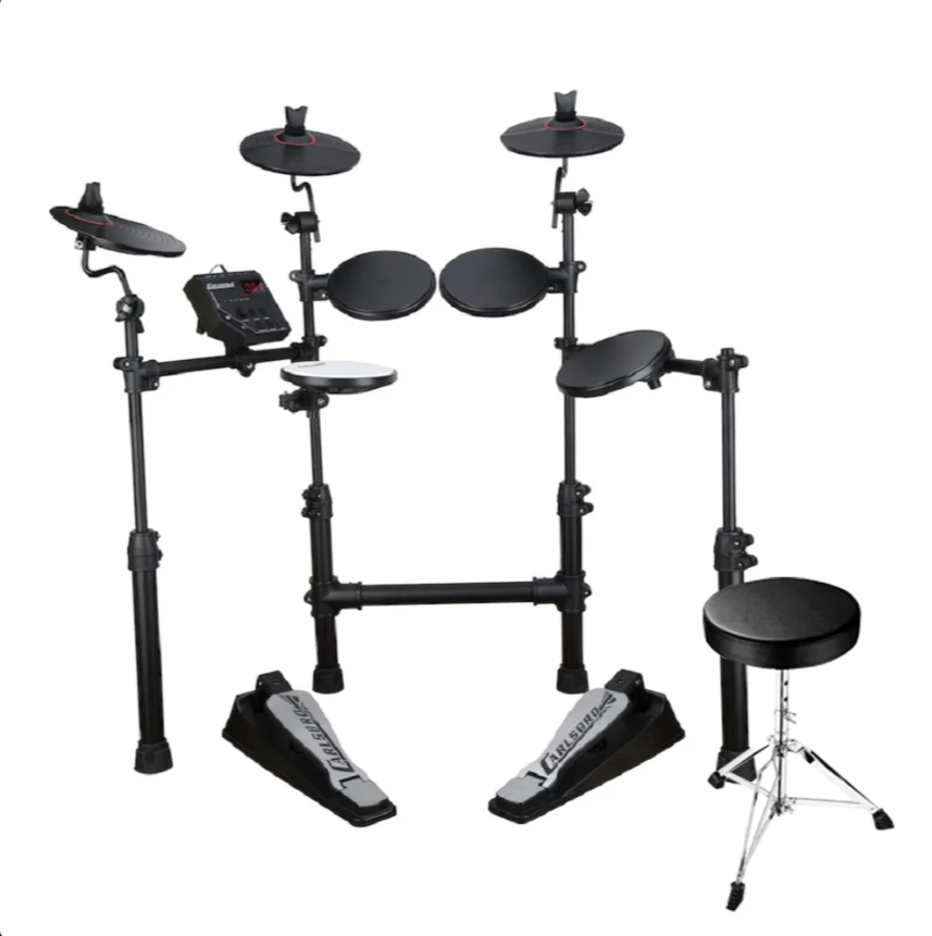 Bateria Electronica Carlsbro Csd-100 7 Piezas + Silla
