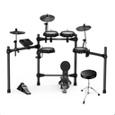 Batería Eléctrica Nux Dm-210 Pads Malla Bombo + Silla
