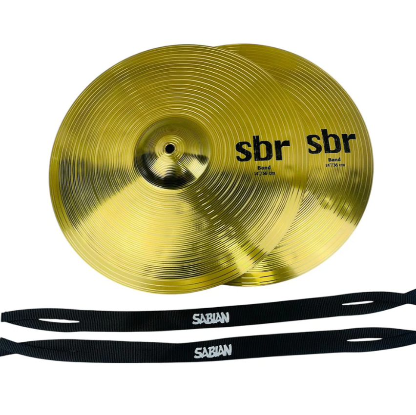 Platillo Sabian Sbr 14 Banda Par Con Correas
