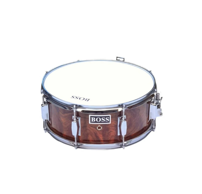 Redoblante Madera Boss Sd-904 + Correa + Baquetas + Llave
