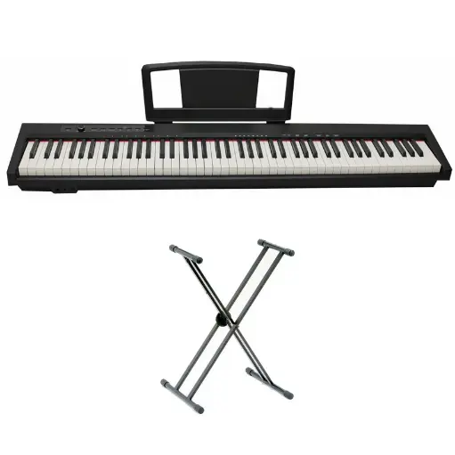 Piano Digital Ayson De 88 Teclas Con Sensibilidad + Base
