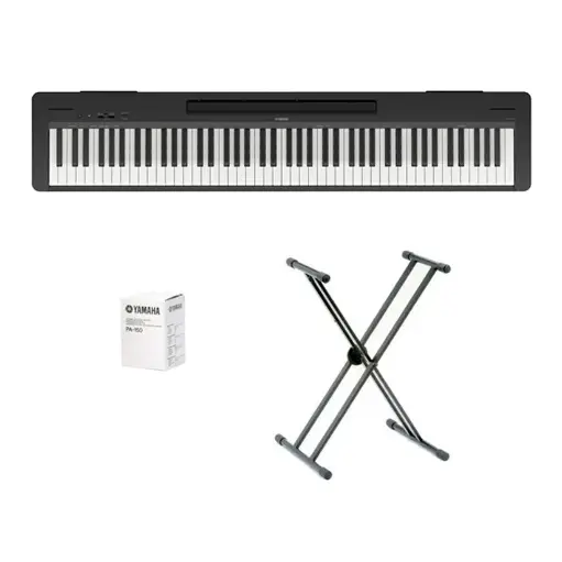 Piano Digital Yamaha P-145 88 Teclas + Adaptador + Base
