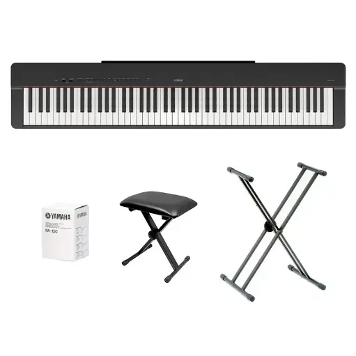 Piano Digital Yamaha P-225 88 Teclas + Adaptador+base+silla
