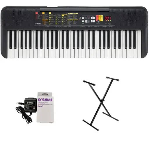 Teclado Organeta Yamaha Psr-f52 + Base + Adaptador Original
