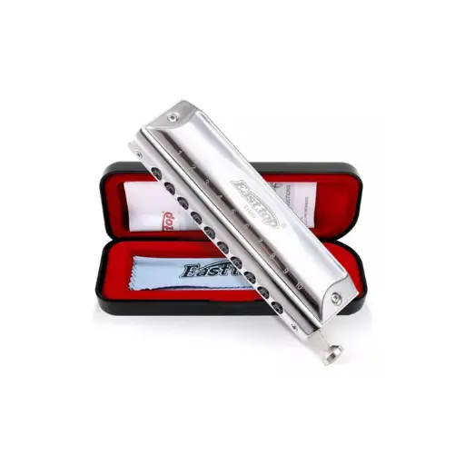 Armónica Cromática Easttop T10-40 - Acero Inoxidable
