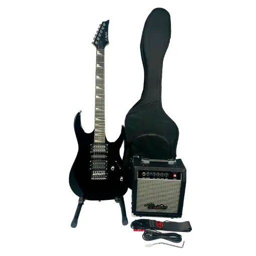 Kit Guitarra Electrica Tipo Ibañez 270 Ampli+ Estuche Correa
