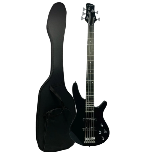 Bajo Electrico Ayson 5 Cuerdas + Estuche Semiduro
