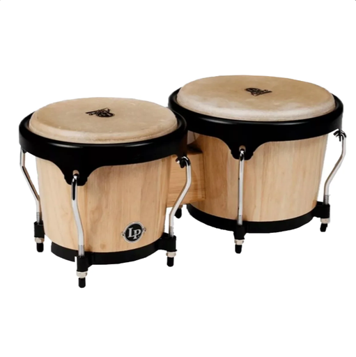 Bongós En Madera Lp Aspire Lpa601 Aw De 6 3/4 &amp; 8 Natural
